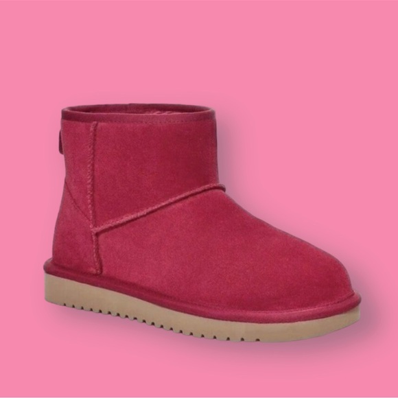 Koolaburra by UGG Koola Girls' Mini Winter Boots Size Berry Red